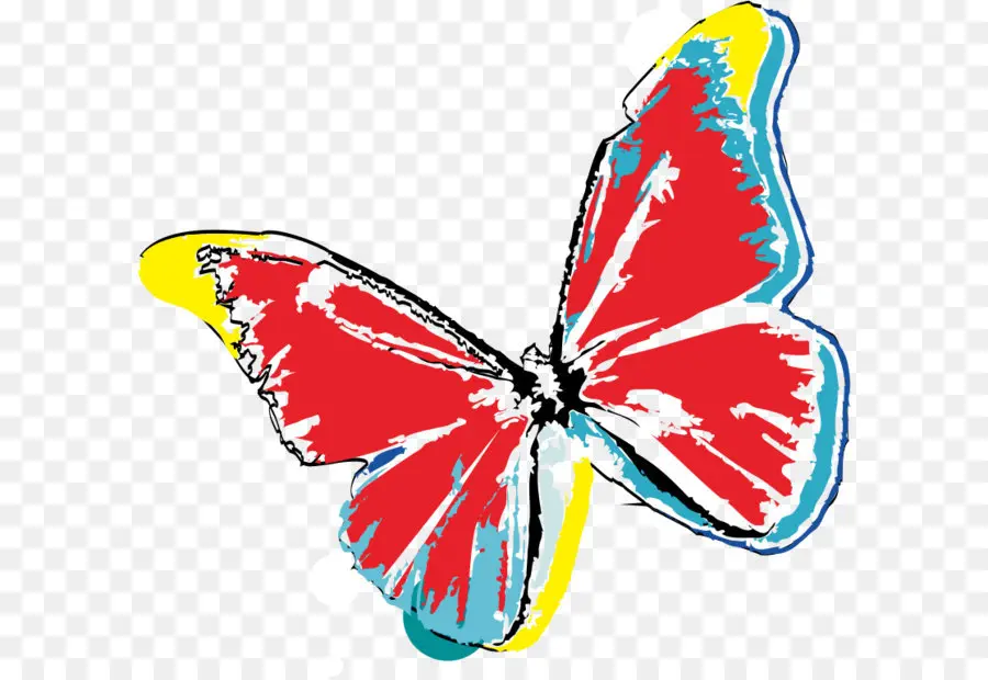 Papillon，Coloré PNG