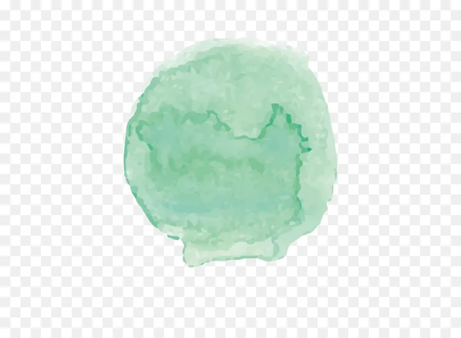 Cercle Aquarelle Vert，Art PNG