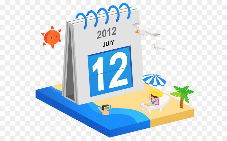 Calendrier，Illustrator PNG