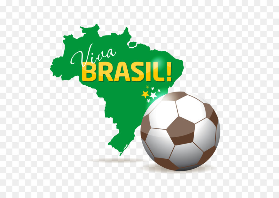 Carte Du Brésil Et Ballon De Football，Football PNG