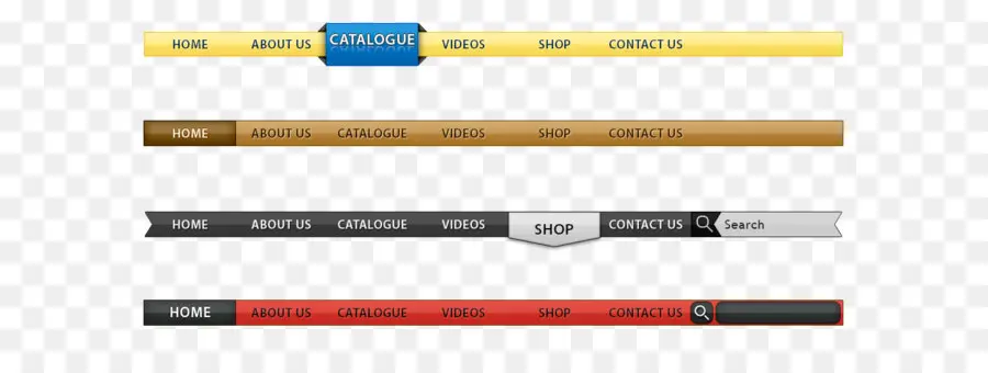 Barres De Navigation，Menu PNG