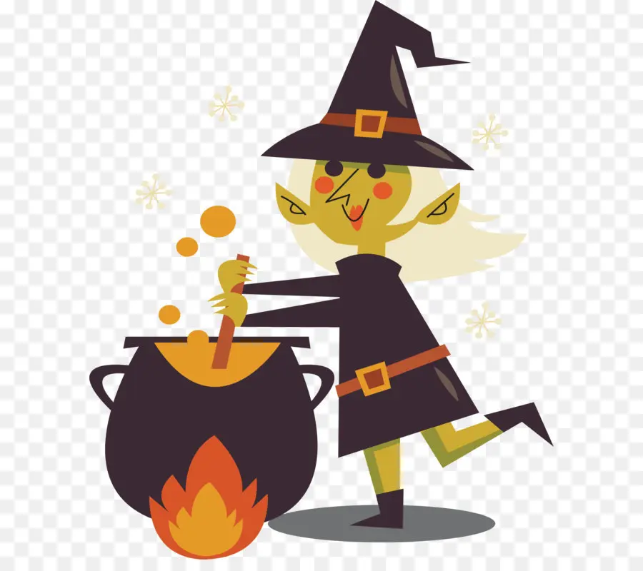 Sorcière，Halloween PNG