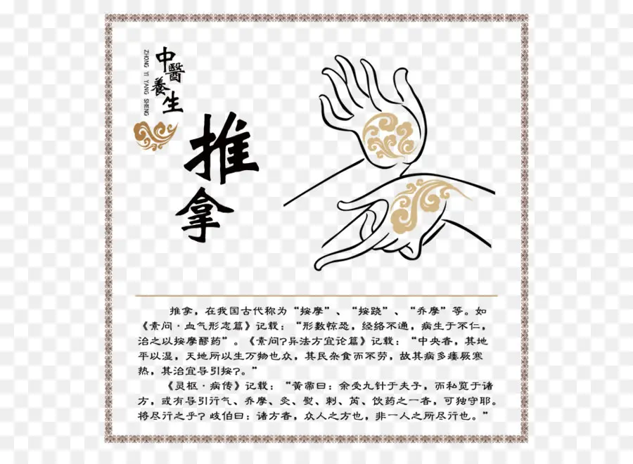 Texte Et Mains Chinois，Illustration PNG