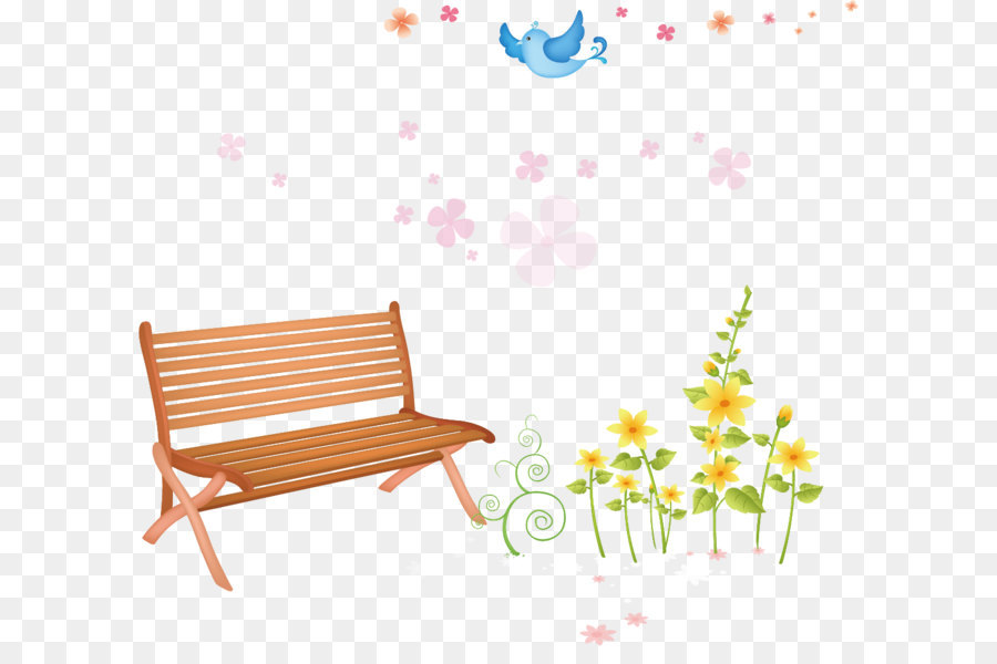 Banc，Fleurs PNG