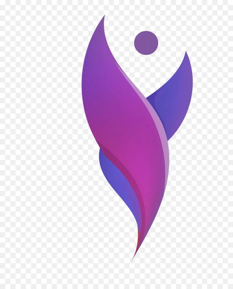 Forme Abstraite Violet Et Bleu，Conception PNG