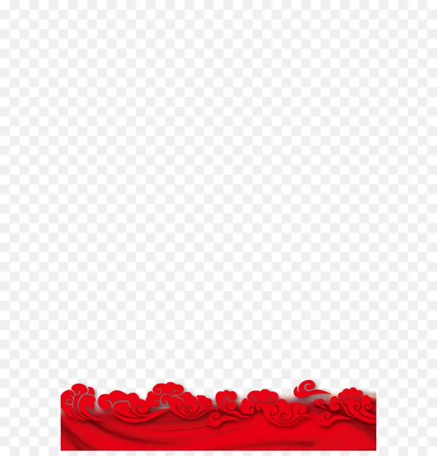 Bordure Rouge，Décoration PNG