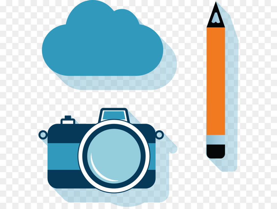 Appareil Photo Et Crayon，Nuage PNG