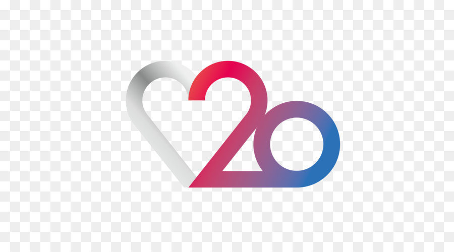 Coeur Et Numéro 20，Anniversaire PNG