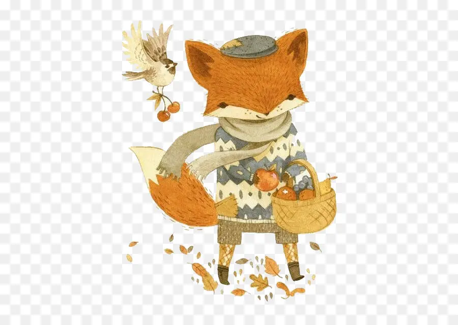 Illustration Du Livre，Renard PNG