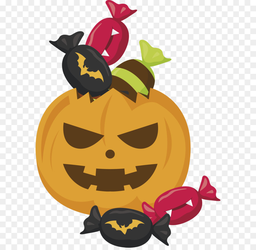 Citrouille D'halloween，Bonbons PNG