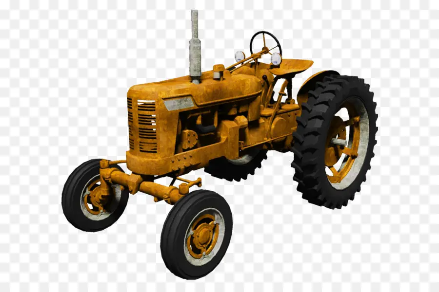 Tracteur Jaune，Agriculture PNG