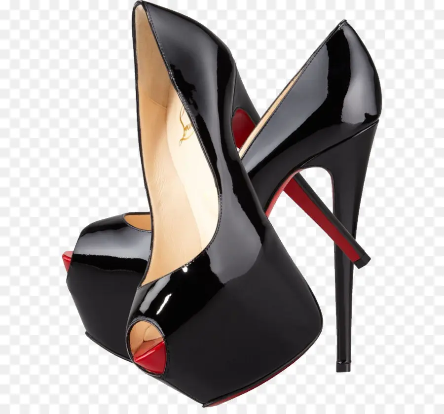 Talons Hauts Noirs，Chaussures PNG