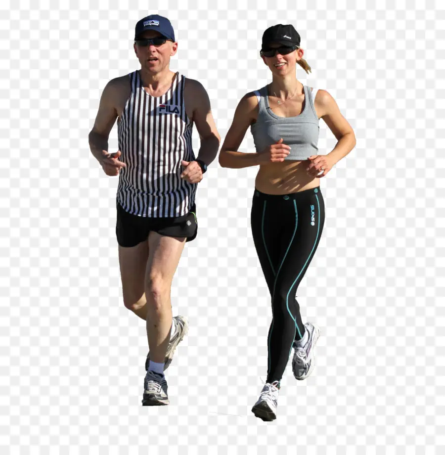 Couple Qui Fait Du Jogging，Exercice PNG