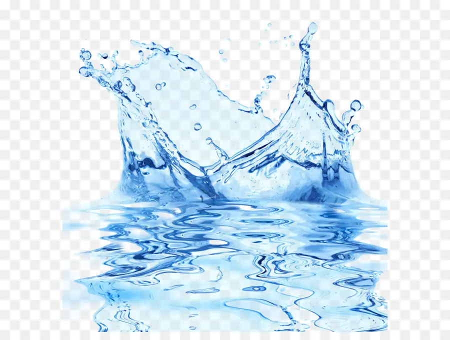 Éclaboussure D'eau，Bleu PNG