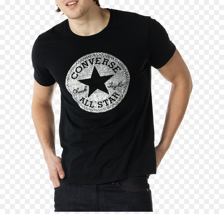 T Shirt Noir，Converser PNG