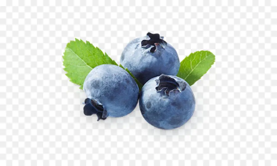 Bleuets Avec Feuilles，Fruit PNG