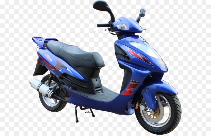 Trottinette Bleue，Moto PNG