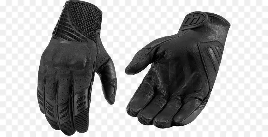 Gants En Cuir Noirs，Moto PNG