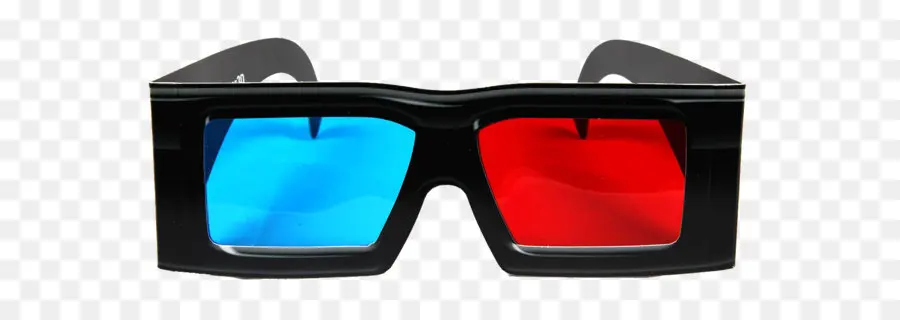 Lunettes 3d，Rouge Bleu PNG