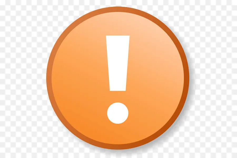 Point D'exclamation，Orange PNG