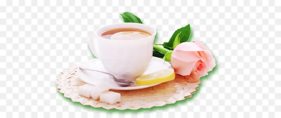 Tasse De Thé，Rose PNG