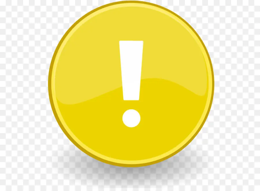 Point D'exclamation Jaune，Avertissement PNG