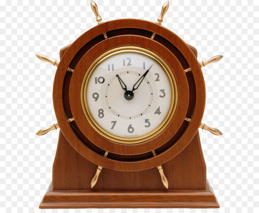 Horloge En Bois，Temps PNG