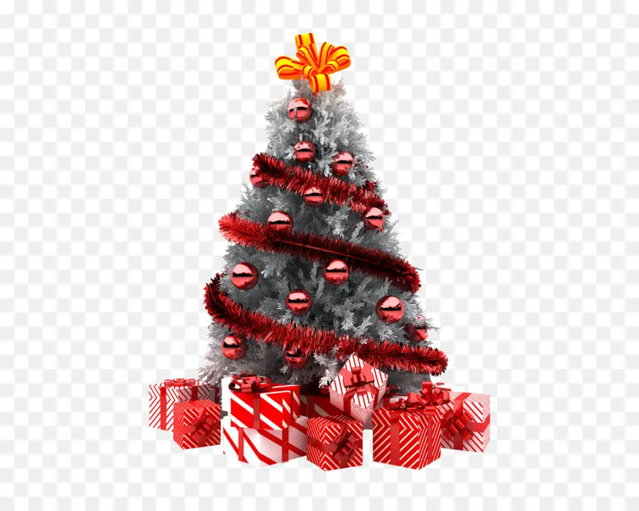 Arbre De Noël，Cadeaux PNG