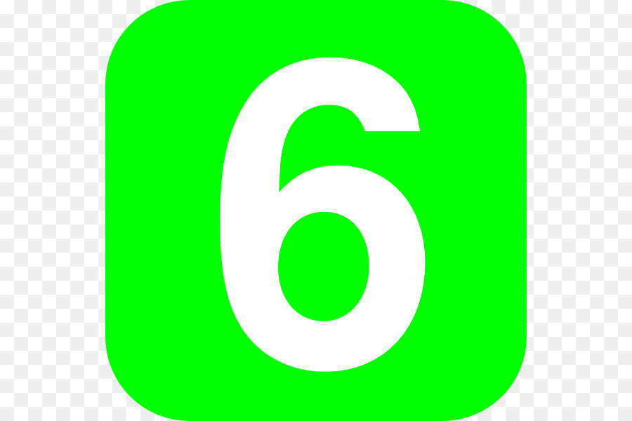 Numéro 6，Vert PNG