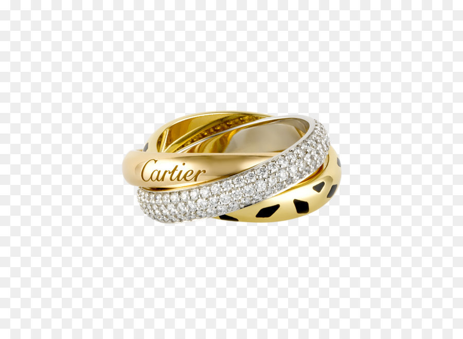 Bague En Or，Cartier PNG