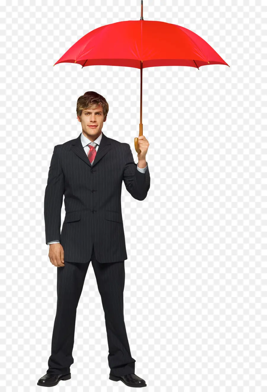 Homme Au Parapluie Rouge，Homme PNG