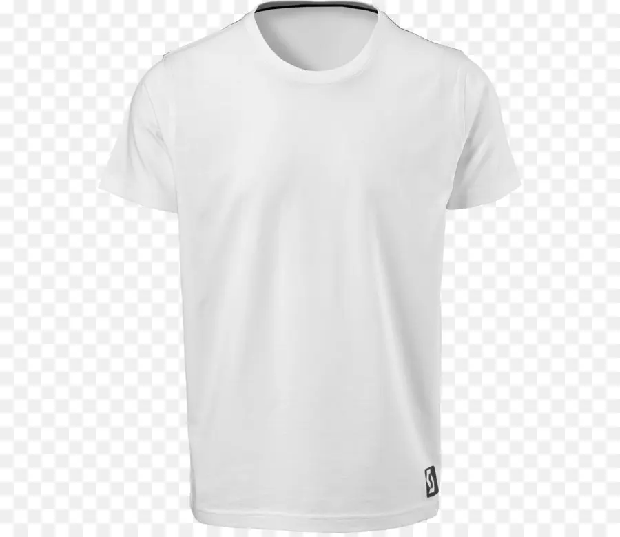 T Shirt Blanc，Plaine PNG