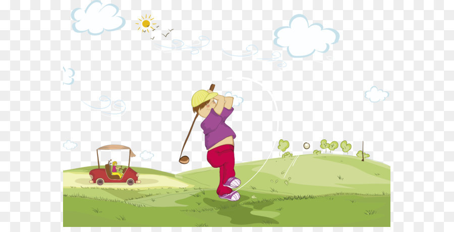 Joueur De Golf，Club De Golf PNG