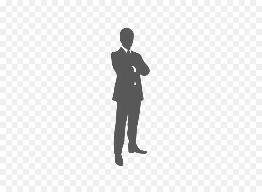 Silhouette D'homme D'affaires，Costume PNG