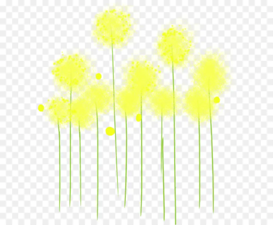 Fleurs Jaunes，Nature PNG