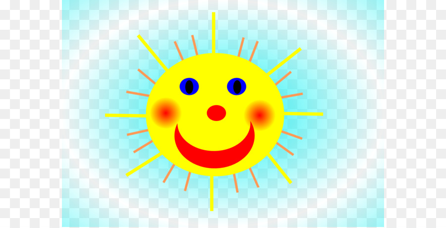 Soleil Bleu，Souriant PNG