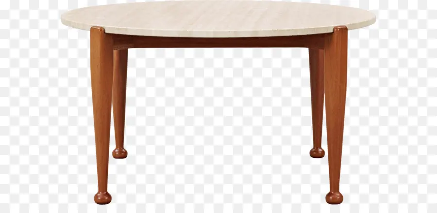 Table Ronde，En Bois PNG