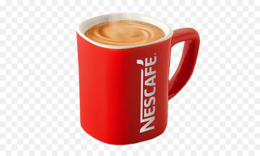 Tasse Rouge Avec Du Café，Café PNG