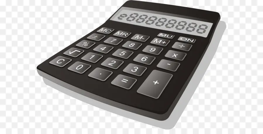 Calculatrice Noire，Boutons PNG