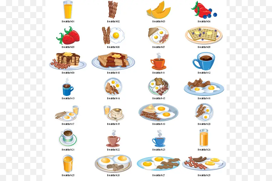 Options De Petit Déjeuner，Variété PNG