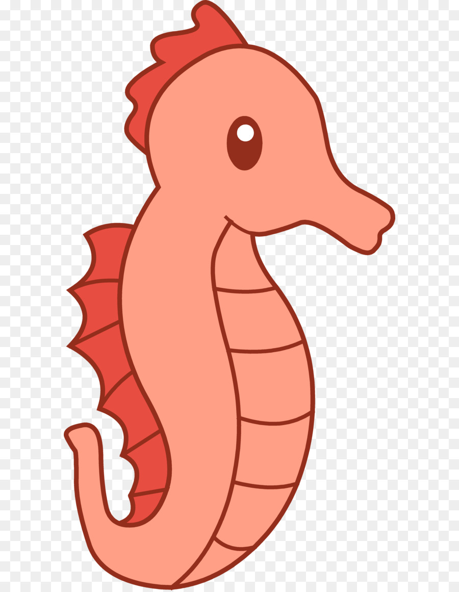 Dessin Animé Hippocampe，Marin PNG