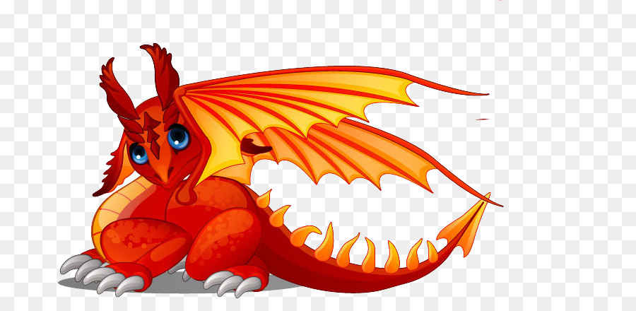 Dragon Rouge，Ailes PNG