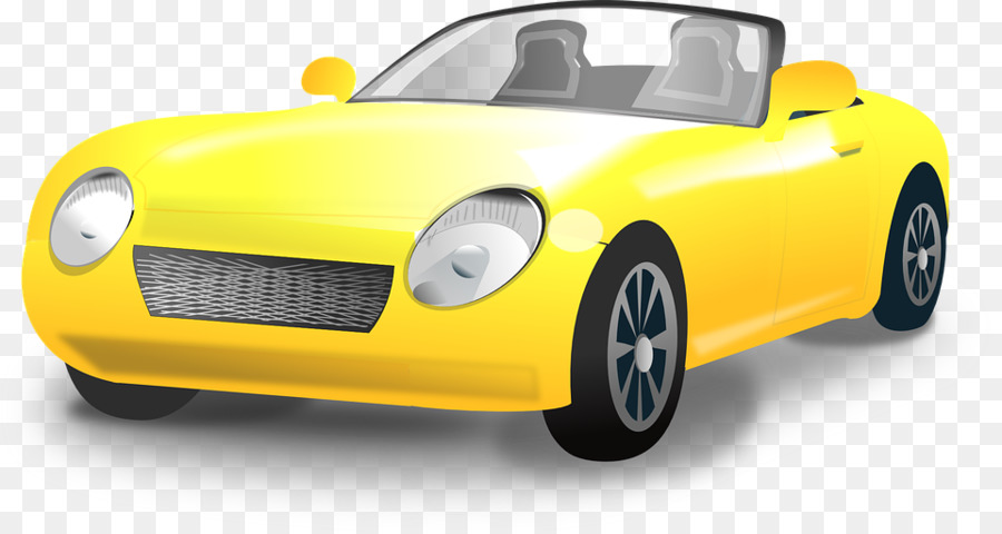 Voiture Jaune，Véhicule PNG