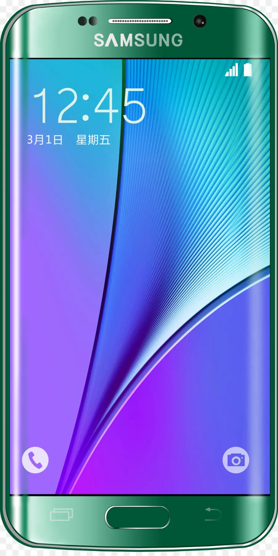 Téléphone Samsung Vert，Smartphone PNG