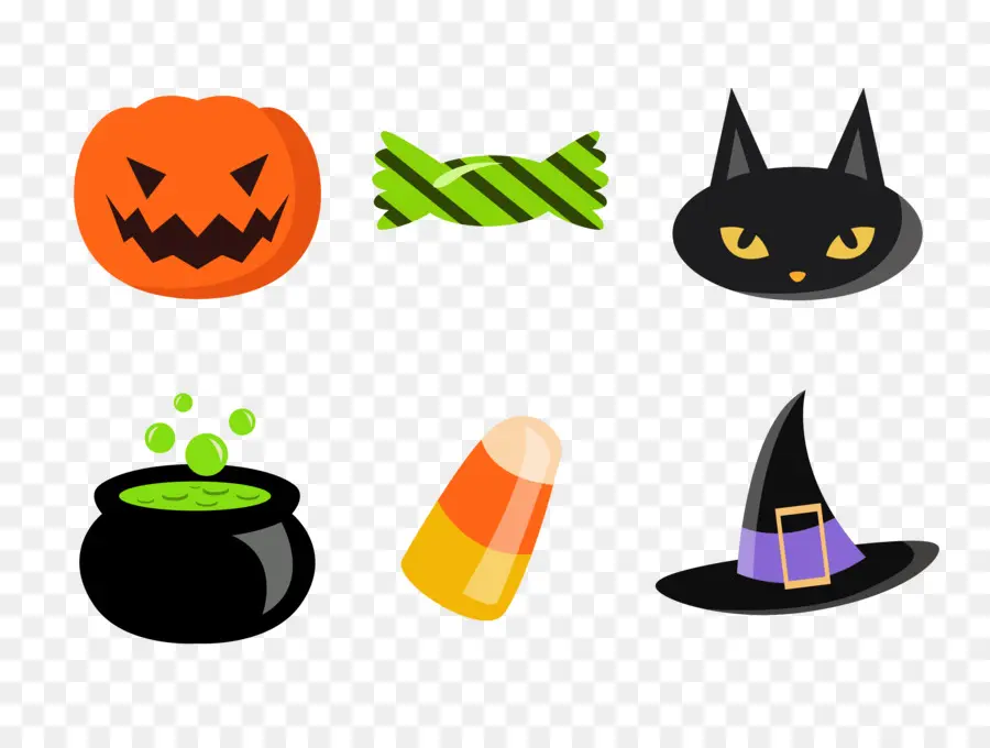 Icônes D'halloween，Citrouille PNG