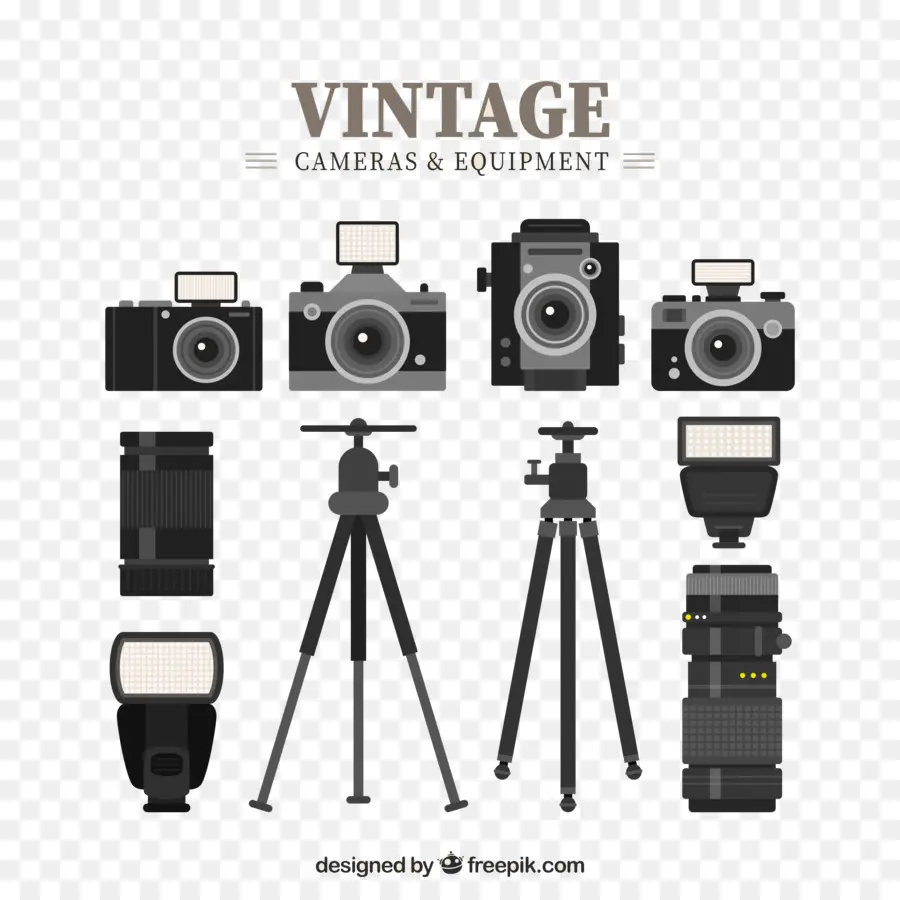 Appareils Photo Vintage，Photographie PNG