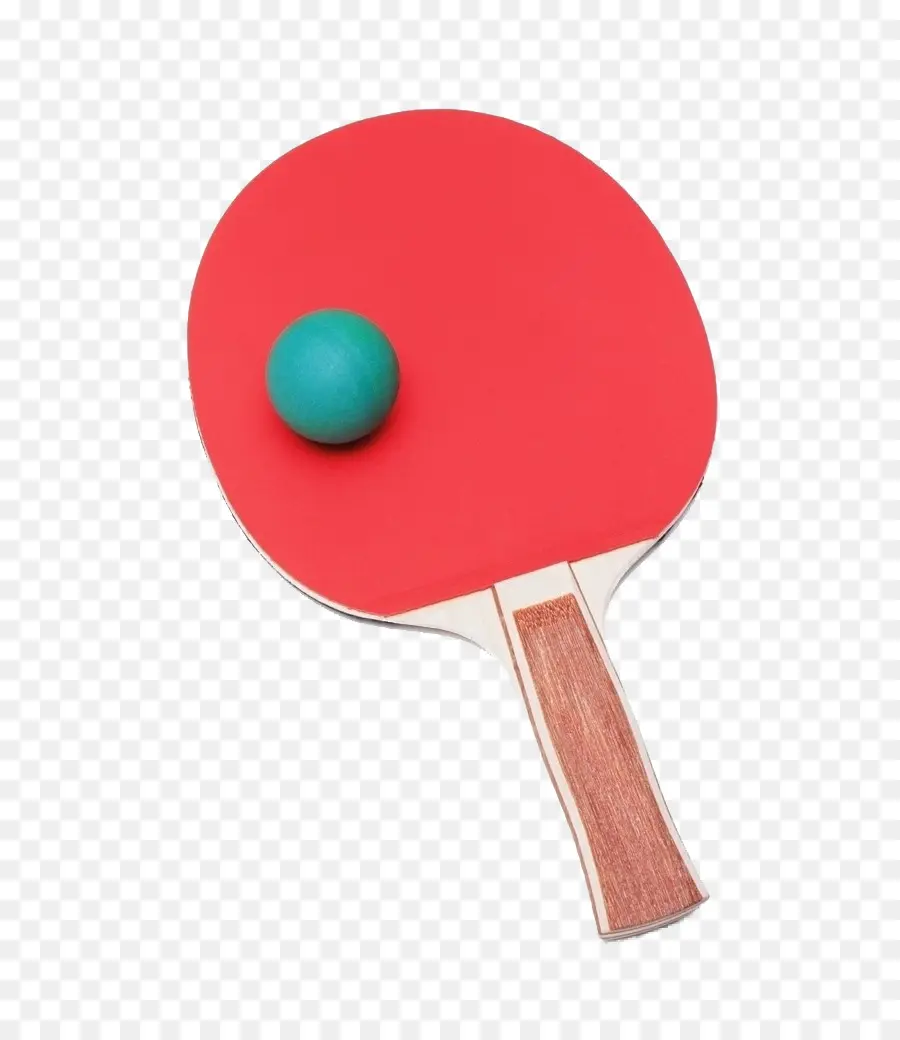 Raquette De Ping Pong Rouge，Tennis De Table PNG