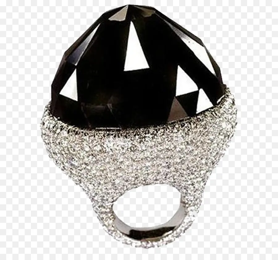 Bague Diamant Noir，Gemme PNG