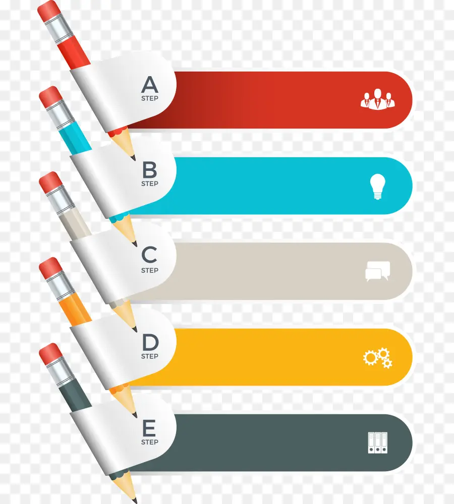 Crayons，Mesures PNG