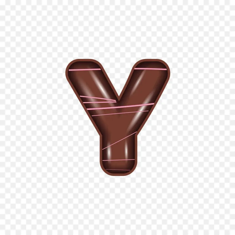 Lettre Y En Chocolat，Chocolat PNG